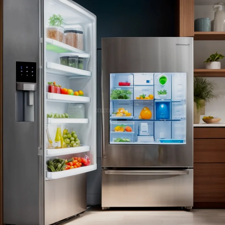 KI-Kühlschrank in moderner Küche